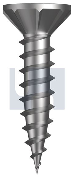 SCREW NEEDLE PNT CSK RIBBED PHIL ZINC 8-18 X 20 